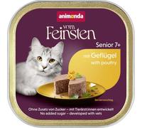 animonda Vom Feinsten Senior, wet food for older cats from 7 years, with poultry, 32 x 100g