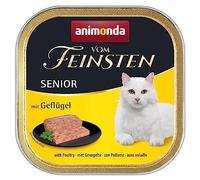 animonda Vom Feinsten Senior, wet food for older cats from 7 years, with poultry, 32 x 100g