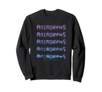 Animorphs Stacked Blurring Transforming Text Book Series Sweatshirt