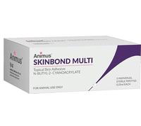 Animus SkinBond Veterinary Surgical Glue Set - Quick-Setting No Sting Cyanoacrylate Glue | Skin Glue for Bleeding Control | Flexible Liquid Skin Waterproof Wound Sealer for Dogs and Cats (5 x 0.25ml)