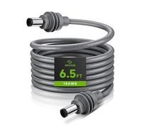 Anina DC Power Cord for Starlink Mini (2M/6.5FT) 18AWG Replacement DC Male to Male Charging Cable, Starlink Mini Accessories, Waterproof Barrel Jack Plug for Outdoor Camping