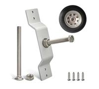 Anina Spare Tire Carrier Wall Mount Bracket Rack for Utility Enclosed Race Trailer Vehicle Cargo Van Mount Your Spare Tire Directly to The Wall Aluminum