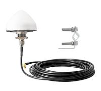 Anina XM Sirius Satellite Radio Truckers Mirror Tube Mount Antenna for Semi Truck Tractor, Motorhome, Trailer High Gain Sirius XM Receiver Tuner Antenna with Mounting Bracket, 21ft