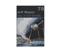 ANINCA Jeff Wayne War of The Worlds Canvas Poster Wall Art Decor Print Picture Paintings for Living Room Bedroom Decoration 12x18inch(30x45cm)