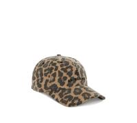 ANINE BING Jeremy leopard-pattern baseball cap - Neutrals One Size