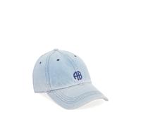 ANINE BING Jeremy logo-embroidered baseball cap hat - Blue One Size