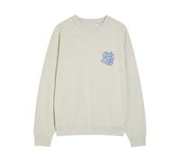 Anine Bing Miles Printed Cotton Sweatshirt - Grey - XS (UK6 / XS)