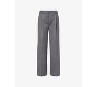 Anine Bing Womens Anine Bing Trent Pinstripe Wool Trousers Multi 6