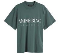 Anine Bing Women's Ashton Los Angeles T-Shirt Dark Green