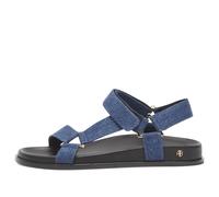Anine Bing Women's Jess Denim Sandals Tux Blue