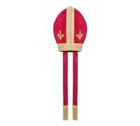 ANINECT Pope Hat Adult Priest Headpiece Bishop Mitre Catholic Cardinal Cap Halloween Cosplay Costume Accessory, Ivory, Usual
