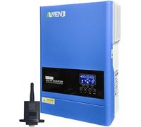 Aninerel 6200W Hybrid Solar Power Inverter 48V DC to 230Vac, Pure Sine Wave Inverter with 120A MPPT Solar Charge Regulator, Maximum Input Voltage PV 500V, for