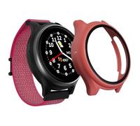 ANIO Protector Case 2.0 6 Children's Watch, Screen Protector Against Scratches, Bumps & Damage, Protective Cover, Easy Installation, Full Touchscreen Functionality, Hibiscus