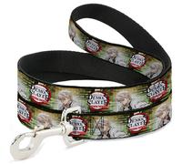 Aniplex of America Pet Leash, Dog Leash, Demon Slayer Sanemi Shinazugawa Pose and Title Logo, 6 Feet Long 1.5 Inch Wide
