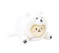 Anirollz Stuffed Animal Plush Toy Winter Polar Bear Bunniroll Small Outfitz Plush Doll | Soft, Squishy, Warm, Cute, Comfort, Safe Birthday Kawaii