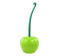 ANIROY Cherry Toilet Brush and Holder, Cherry Toilet Brush Set, Holder Creative Toilet Brush, Cute Bathroom Accessories for Cherry Bathroom Decoration (Green)