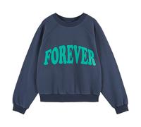 Anisa Forever organic cotton sweatshirt Navy blue XS
