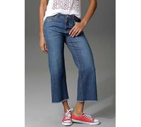 Aniston Casual Cropped Jeans Dark Blue