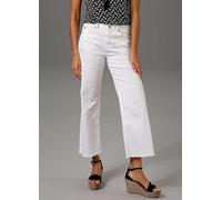 Aniston Casual Cropped Jeans White