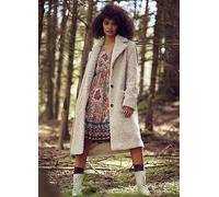 Aniston Casual Plush Look Short Coat Natural