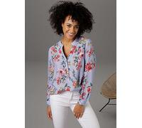 Aniston Floral Print Blouse Blue Floral