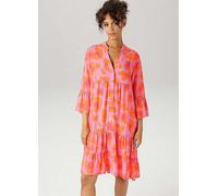 Aniston Floral Print Tunic Dress Pink Print