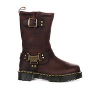 Anistone Hi Tumbled Nubuck Biker Boots- female- Dr. Martens- High Boots- Brown- 10 UK- Shoes 10 UK