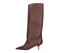 Anita 055 Leather Boots - female - 3JUIN - Heeled Boots - Brown - 8 UK - Shoes 8 UK