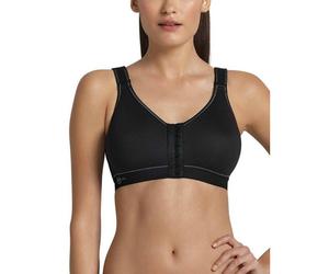 Anita Active Frontline Open Front Closure Sports Bra - Black - 30C