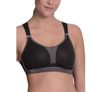 Anita Womens Dynamix Star Sports Bra - Black Polyamide - Size 38D