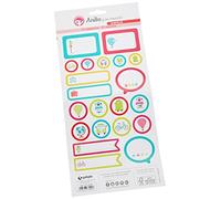 Anita and Su Mundo Adventure Collection Stickers 21 Designs Per Sheet, Paper, Multicoloured, 15 x 32 cm