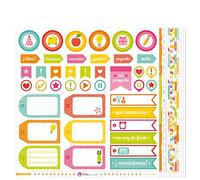 Anita and Su Mundo Collection I Organize Scrapbooking Papers, Paper, Multicoloured, 12" x 12"