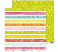 Anita and Su Mundo Collection I Organize Scrapbooking Papers, Paper, Strips, 12" x 12"