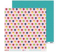 Anita and Su Mundo Collection in My Kitchen Scrapbooking Papers, Paper, Cups, 12 x 12 Inches