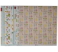 Anita and Su Mundo Collection My Recipes Scrapbooking Papers, Paper, Multicoloured, 12" x 12"