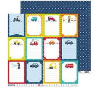 Anita and Su Mundo Collection on Wheels Scrapbooking Papers, Paper, Cards, 12" x 12"