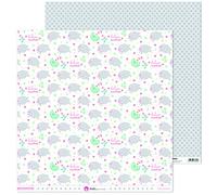 Anita and Su Mundo Collection Our Small Scrapbooking Papers, Paper, Sheep, 12" x 12"