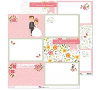 Anita and Su Mundo Collection We Marry Scrapbooking Papers, Paper, Large Cards, 12" x 12"