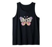 Anita Butterfly - Personalized Cute Name Word Art Tank Top