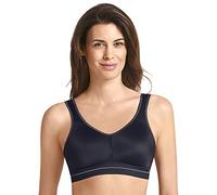 Anita Care 5300X-001 Women's Vivana Active Black Microfiber Non-Padded Non-Wired Plus Size DD+ Support Mastectomy Sports Bra 36C
