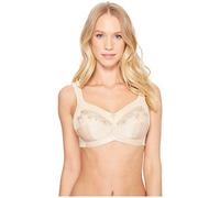 Anita Care 5349X-007 Women's Safina Skin Beige Non-Padded Non-Wired Support Coverage Mastectomy Full Cup Bra 46D