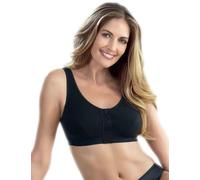 Anita Care Women's Mastectomy Bra 5315X-001 ISRA, Black Cotton, Non-Padded, Non-Wired, 38D