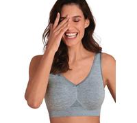 Anita Care Lotta Non-Wired Sleep Pocketed Bra (Large (L), Grey Melange)