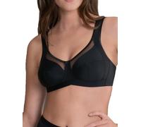 Anita Womens Clara Comfort Soft Bra - Black Nylon - Size 48E UK BACK/CUP