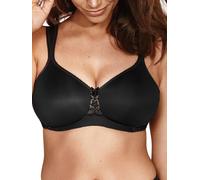 Anita Havanna Black Bra 42E Wirefree Padded Smooth Cups Comfort 5811 Womens