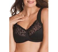Anita Women's Support Bra 5813 Non-Wired Non-Padded Full Cup Plus Size Black 38G