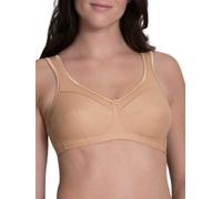 Anita Womens Jana Support Bra - Beige Cotton - Size 40B UK BACK/CUP