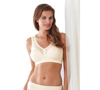 Anita MicroEnergen Non-wired Strain-relief Bra Wide Padded Straps 5409 in Ivory