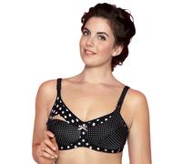 Anita Womens 5034 Maternity Polka Dot Padded Nursing Bra - Black - Size 34B