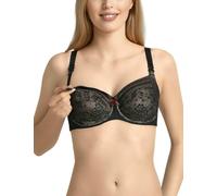 Anita Womens 5053 Maternity Fleur Underwire Nursing Bra - - Black - Size 32H